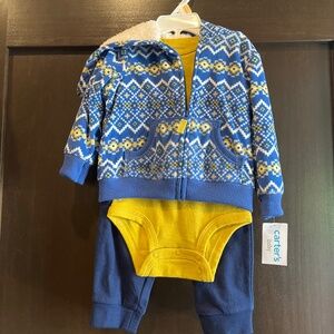 Carter’s baby boy 3 piece outfit